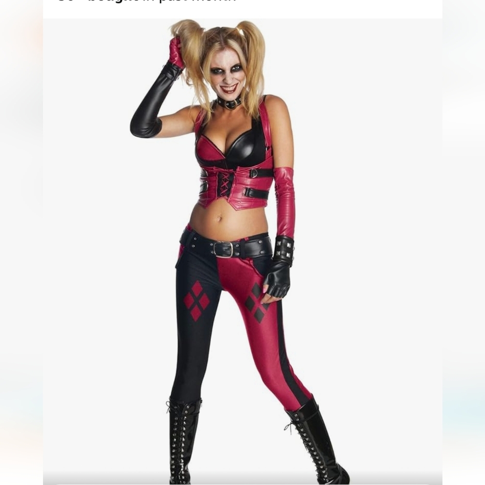 Arkham City Harley Quinn Halloween Costume SZ Sm